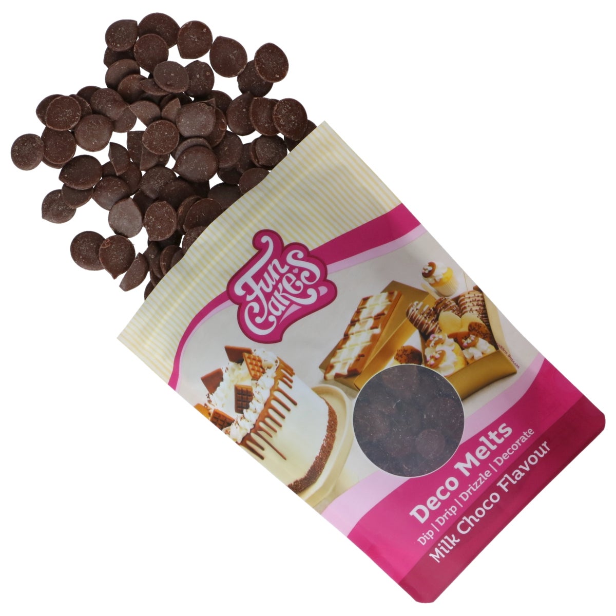 FunCakes Deco Melts - Saveur Choco au Lait - 250g