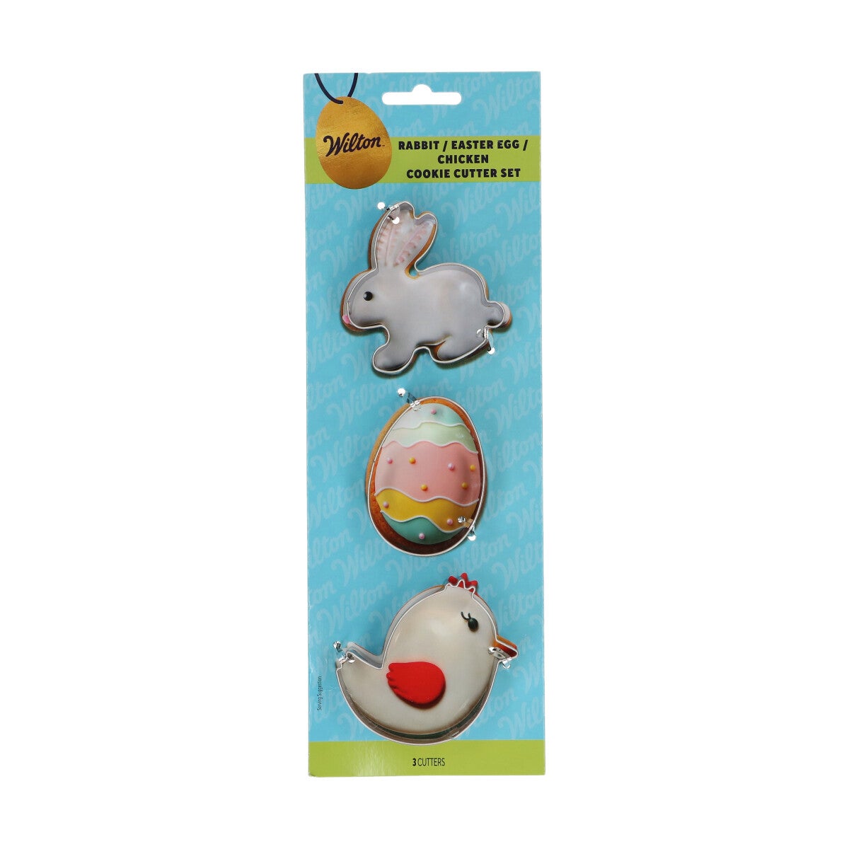 Wilton Emporte-pièce Lapin - Œuf de Pâques - Poule - set/3