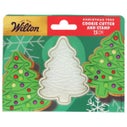 Wilton Emporte-pièce avec Tampon Sapin de Noël 7,5cm