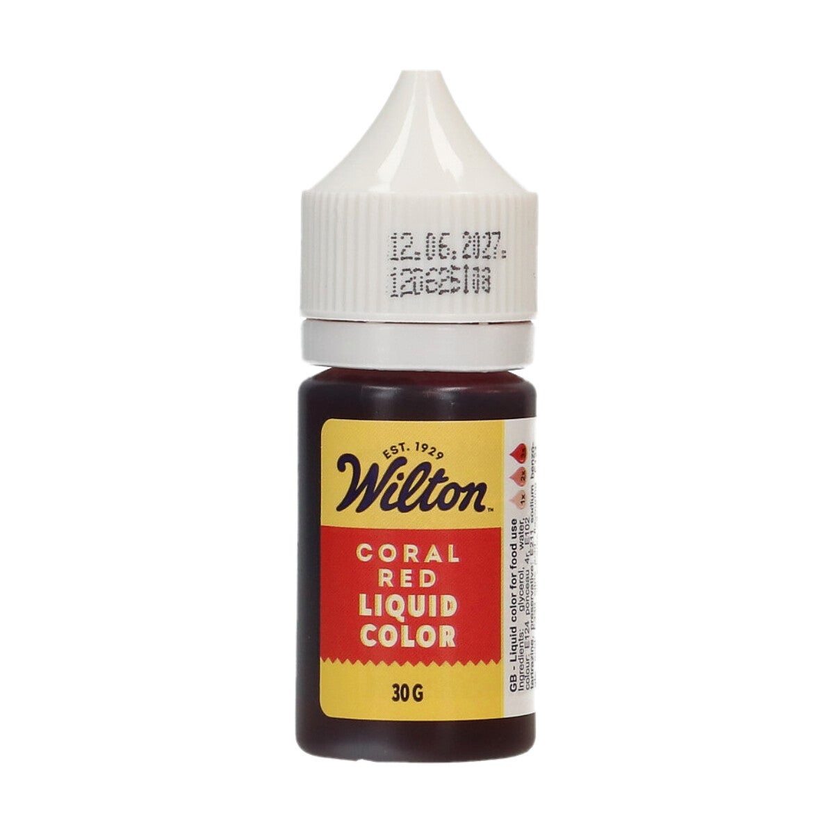 Wilton Colorant Liquide Rouge Corail 30g