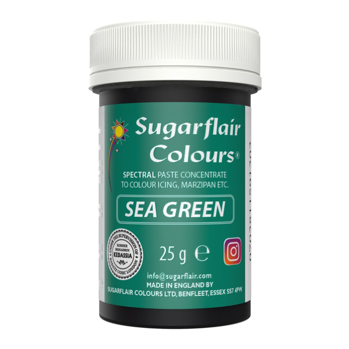 Sugarflair Paste Colour Sea Green 25g