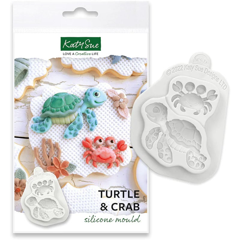 Katy Sue Moule en Silicone Tortue et Crabe