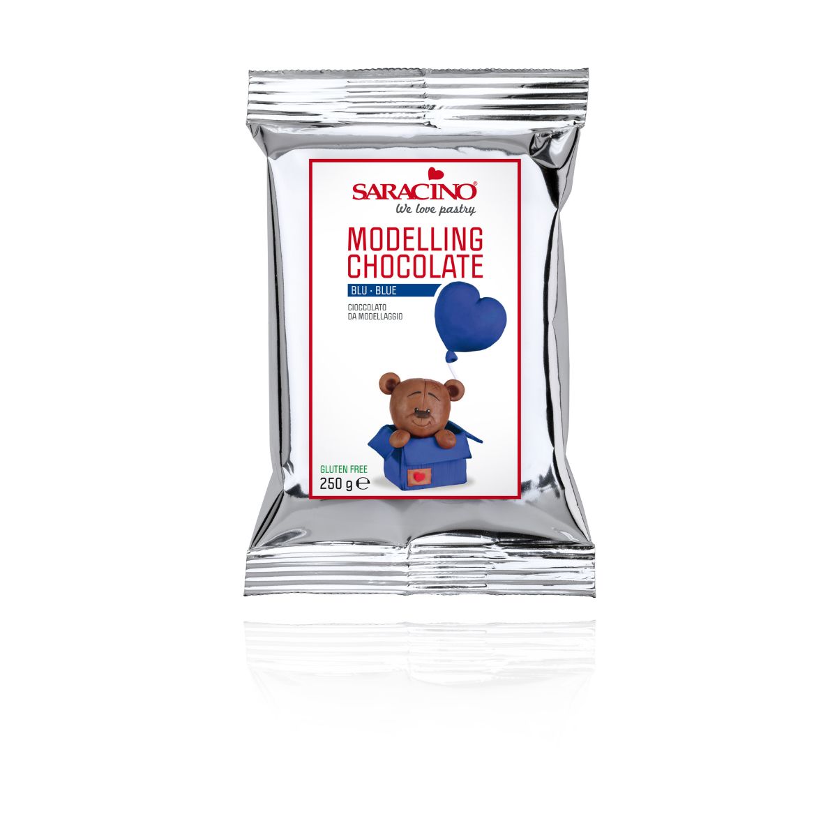 Saracino Modelleerchocolade Blauw 250g BBD Discount