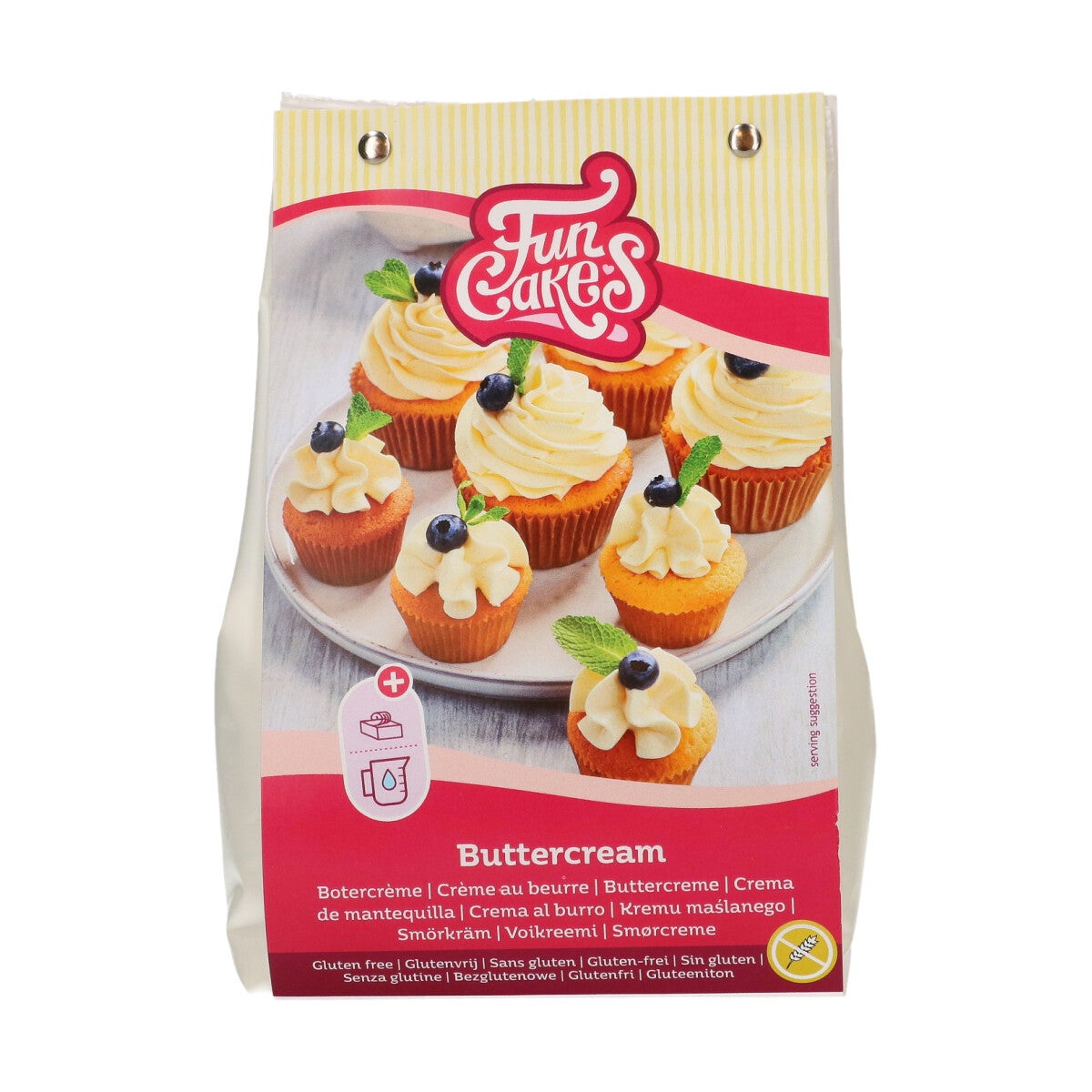 FunCakes Mix pour Crème au Beurre, Sans Gluten 500 g