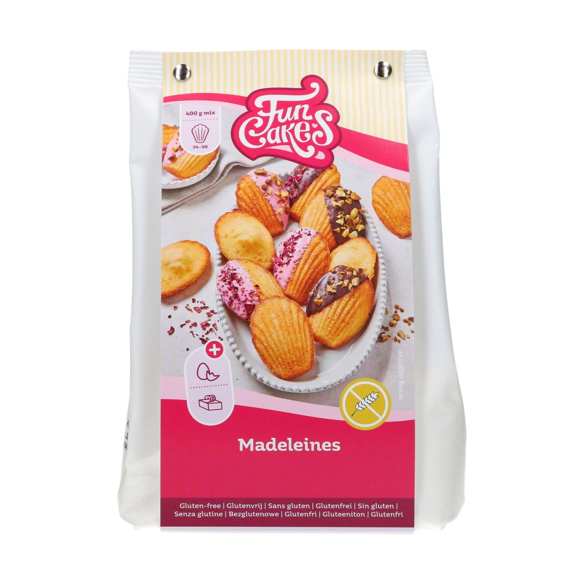 FunCakes Mix pour Madeleines Sans Gluten 400g