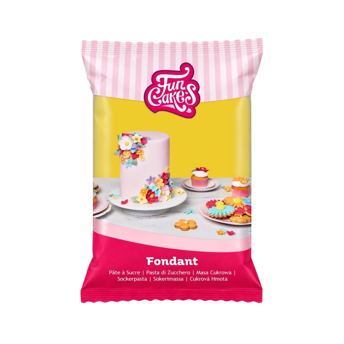 FunCakes Pâte à Sucre Mellow Yellow 250g