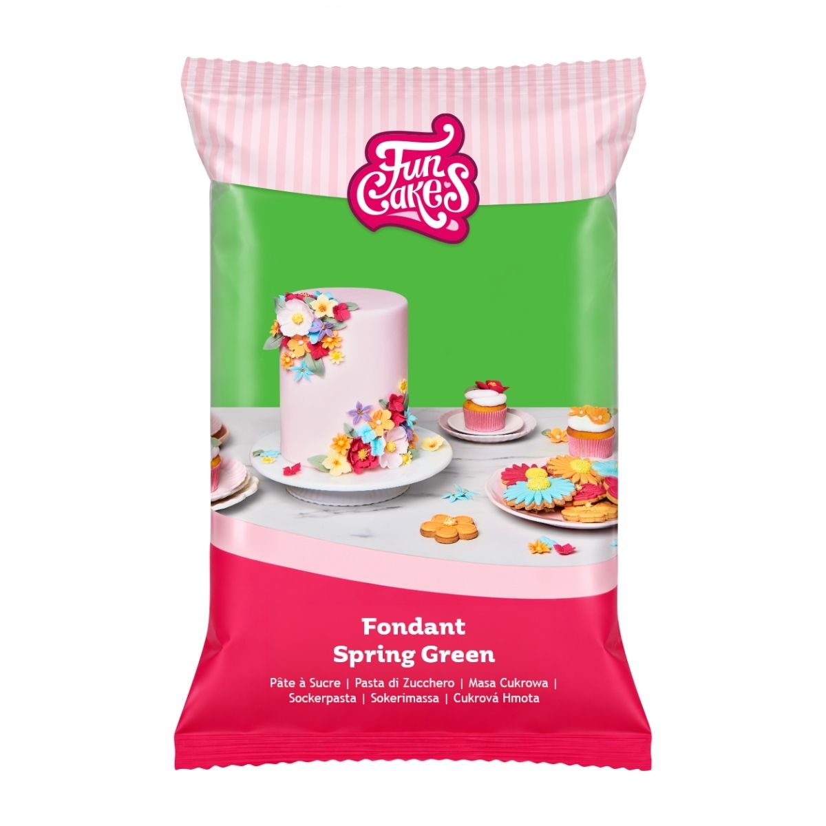 FunCakes Pâte à Sucre Spring Green 1kg