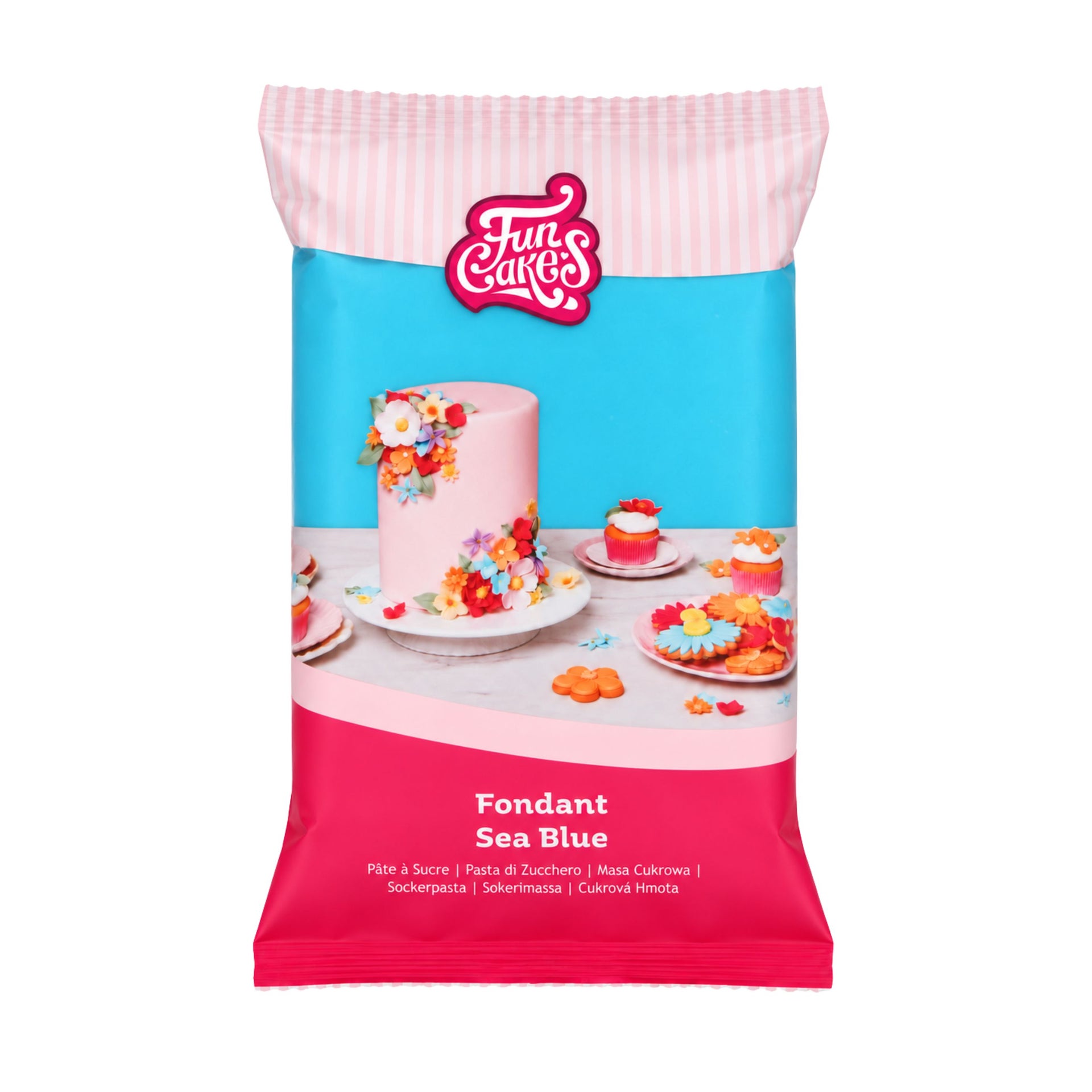 FunCakes Pâte à Sucre Sea Blue 1kg