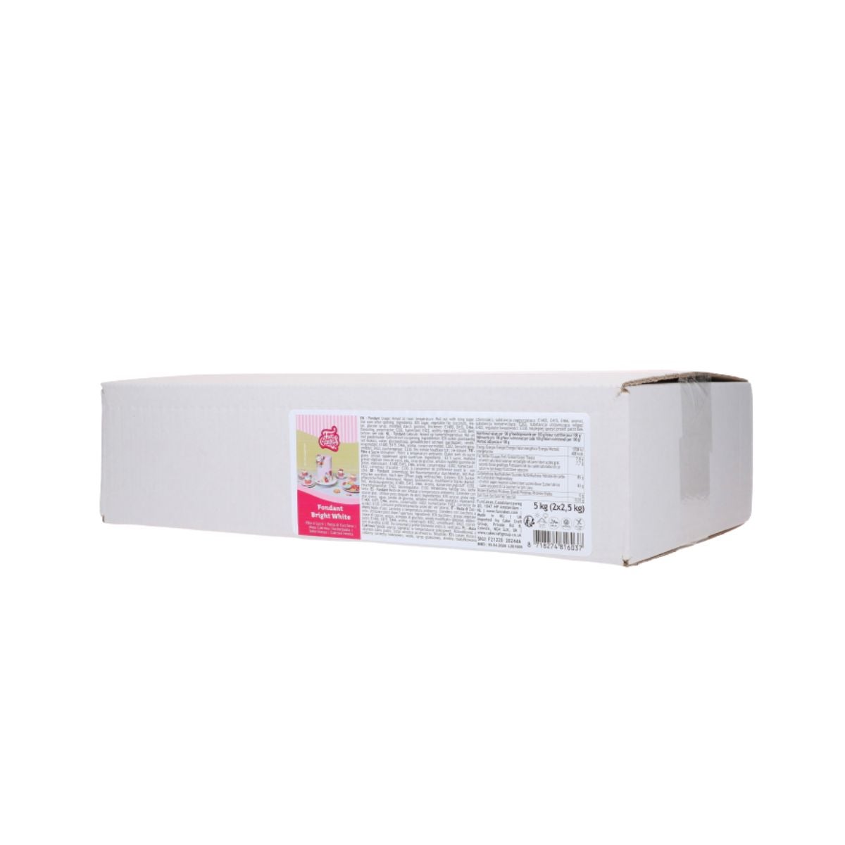 FunCakes Pâte à Sucre Bright White (2x2,5kg) 5kg