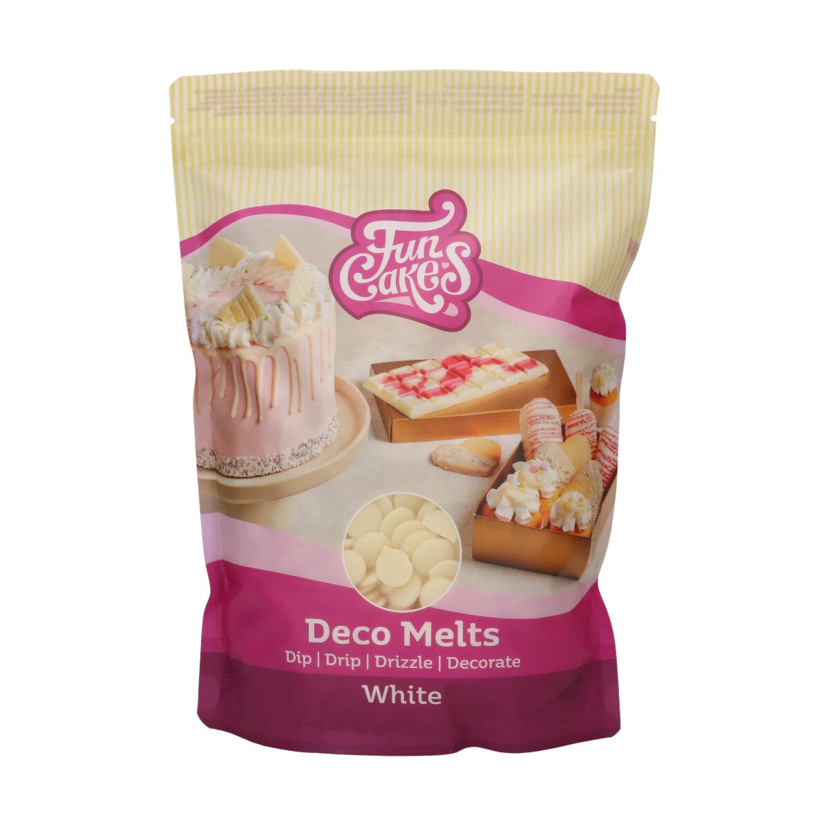 FunCakes Deco Melts Blanc 1kg