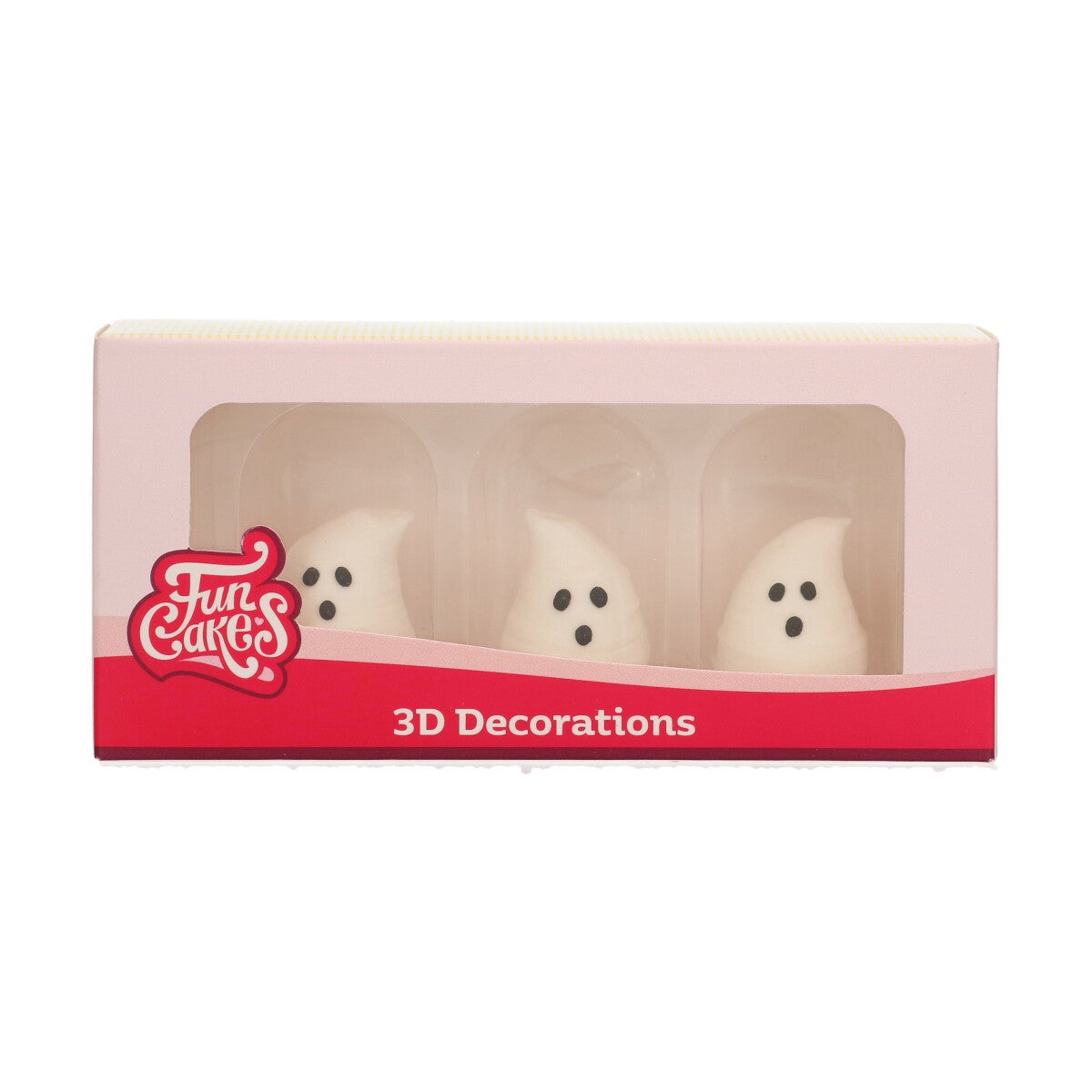 FunCakes Décorations en pâte à sucre 3D Fantômes set/3