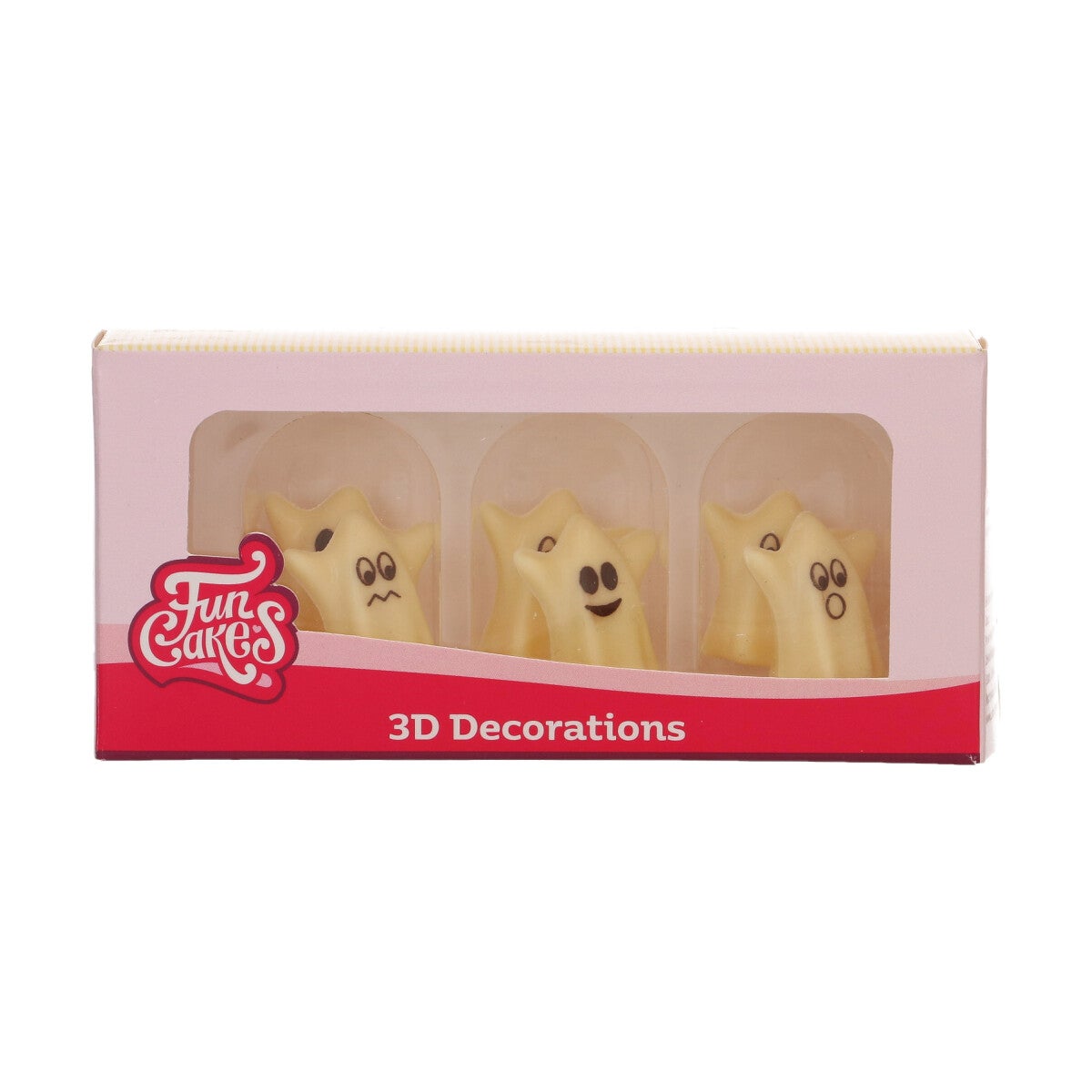 FunCakes Décorations En Chocolat Fantômes 3D set/6