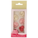FunCakes Décorations en Pâte à Sucre Cœurs Petits Assortis set/30