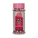FunCakes Perles de Chocolat Croquant - Metallic Pink 60g