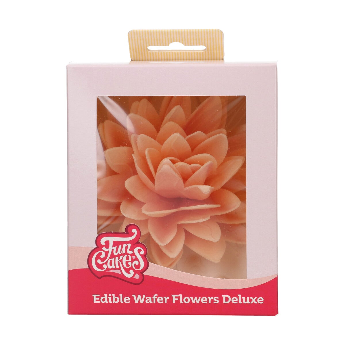 FunCakes Fleurs Comestibles en Azyme Deluxe Pivoine Orange Large pk/1