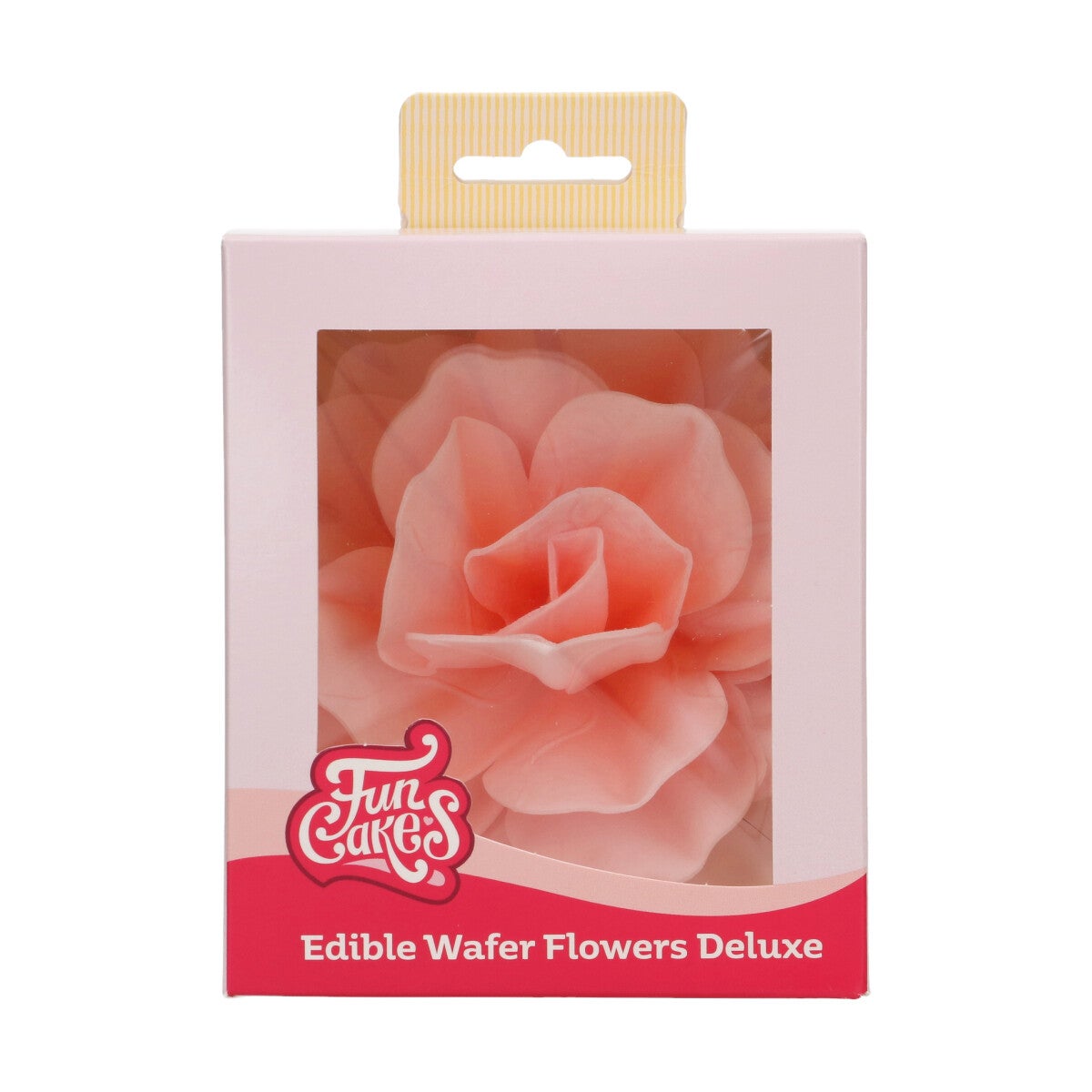 FunCakes Fleurs Comestibles en Azyme Deluxe Rose Pastella Rose Large pk/1