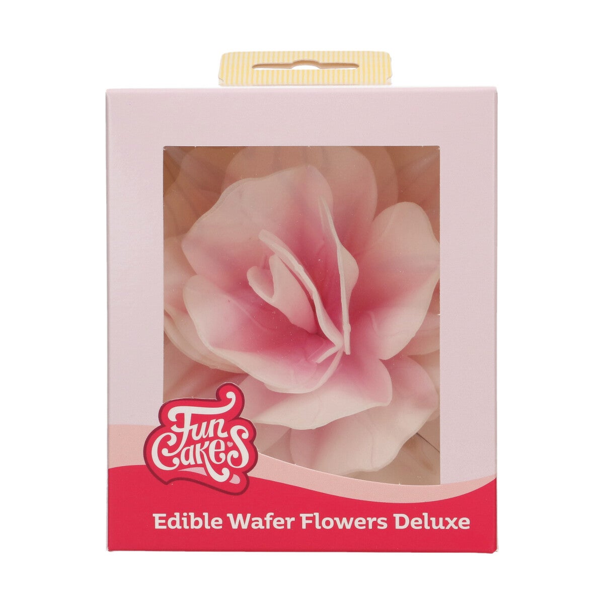 FunCakes Fleurs Comestibles en Azyme Deluxe Rose Pastella Rose Ombre Large pk/1