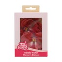 FunCakes Fleurs Comestibles en Azyme Deluxe Orchidée Rouge Medium pk/10