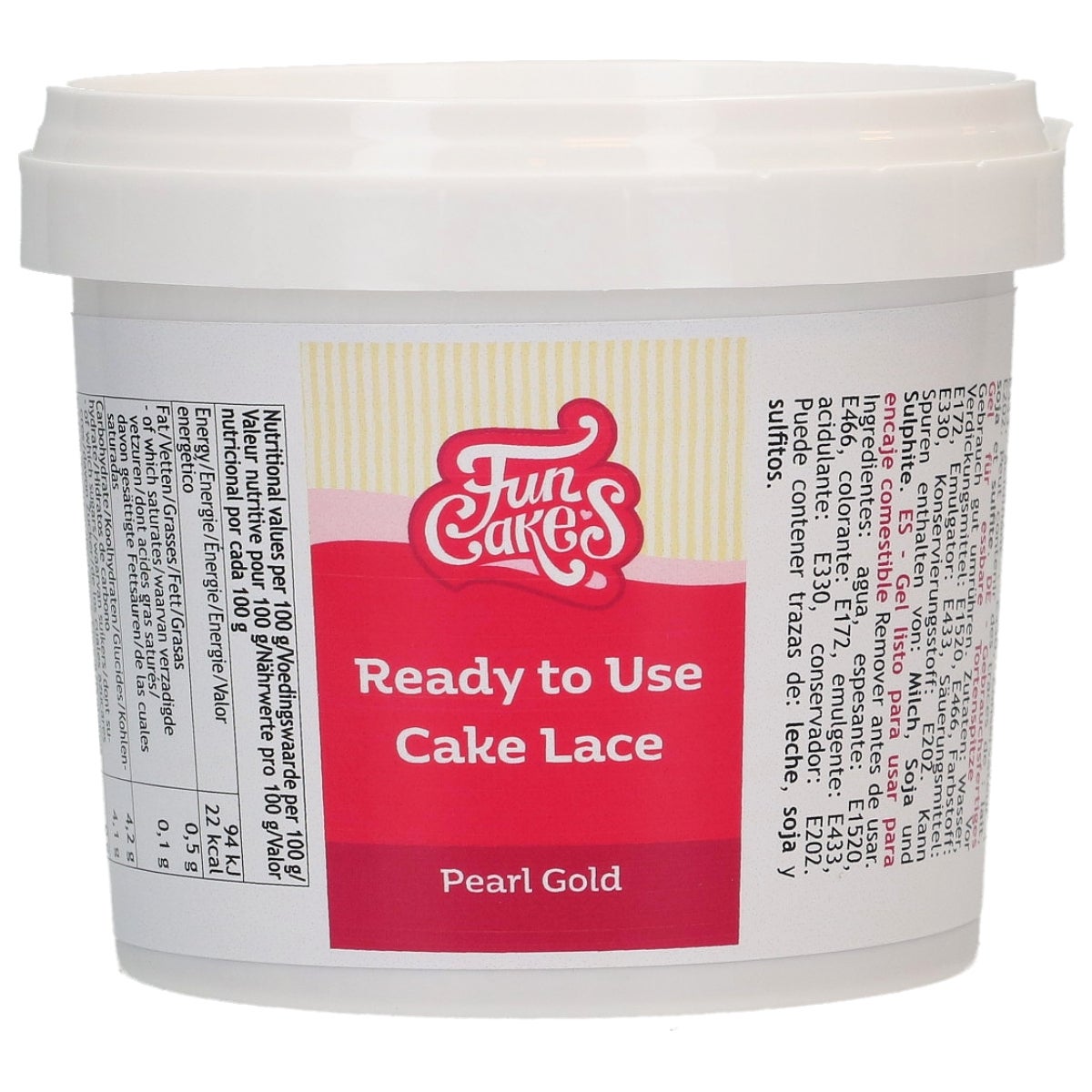 FunCakes Cake Lace Ready to Use Or Perle 200g