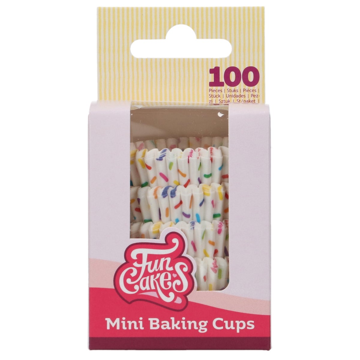 FunCakes Mini Baking Cups Sprinkles pk/100