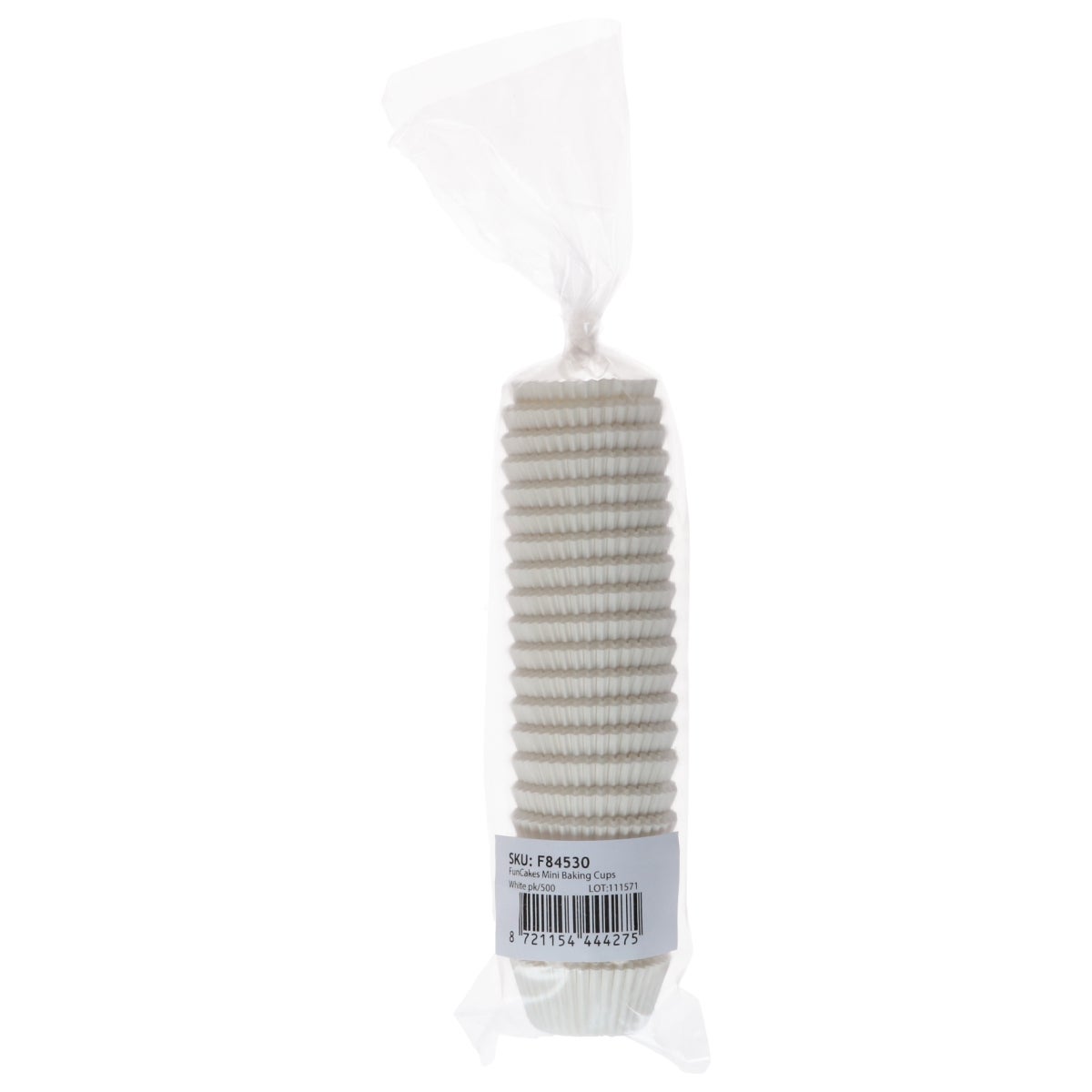 FunCakes Mini Baking Cups Blanc pk/500