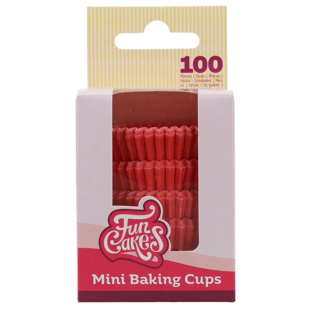 FunCakes Caissettes à Cupcakes Mini Rouge pk/10