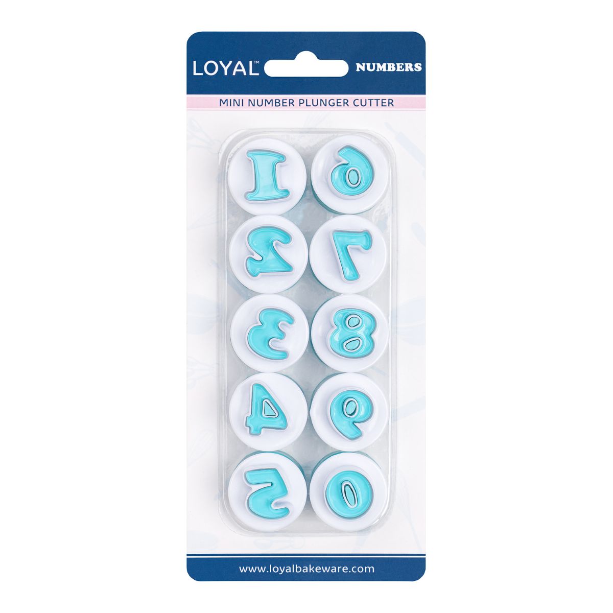 LOYAL Emporte-pièces Mini Chiffres 0–9 set/10