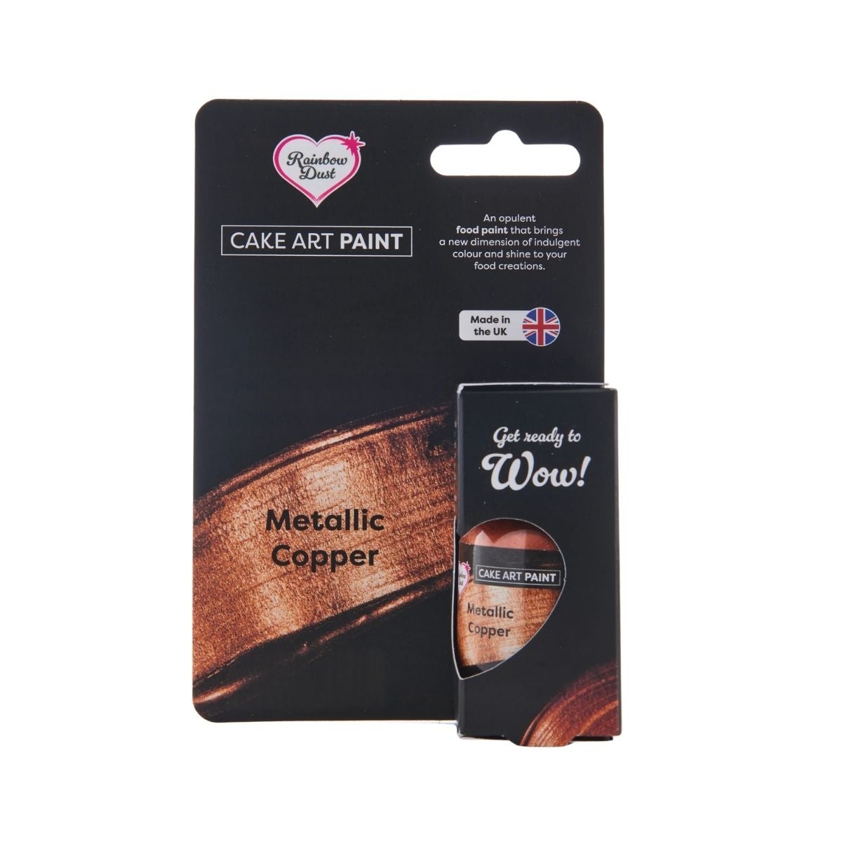 Rainbow Dust Cake Art Paint Metallic Paint Cuivre 25g