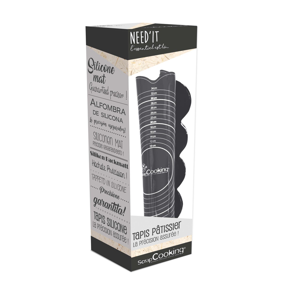 ScrapCooking Tapis de Cuisson en Silicone 43,5x60cm