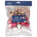 Simply Making Boules Décoratives Hot Pink Ombre & Or pk/32