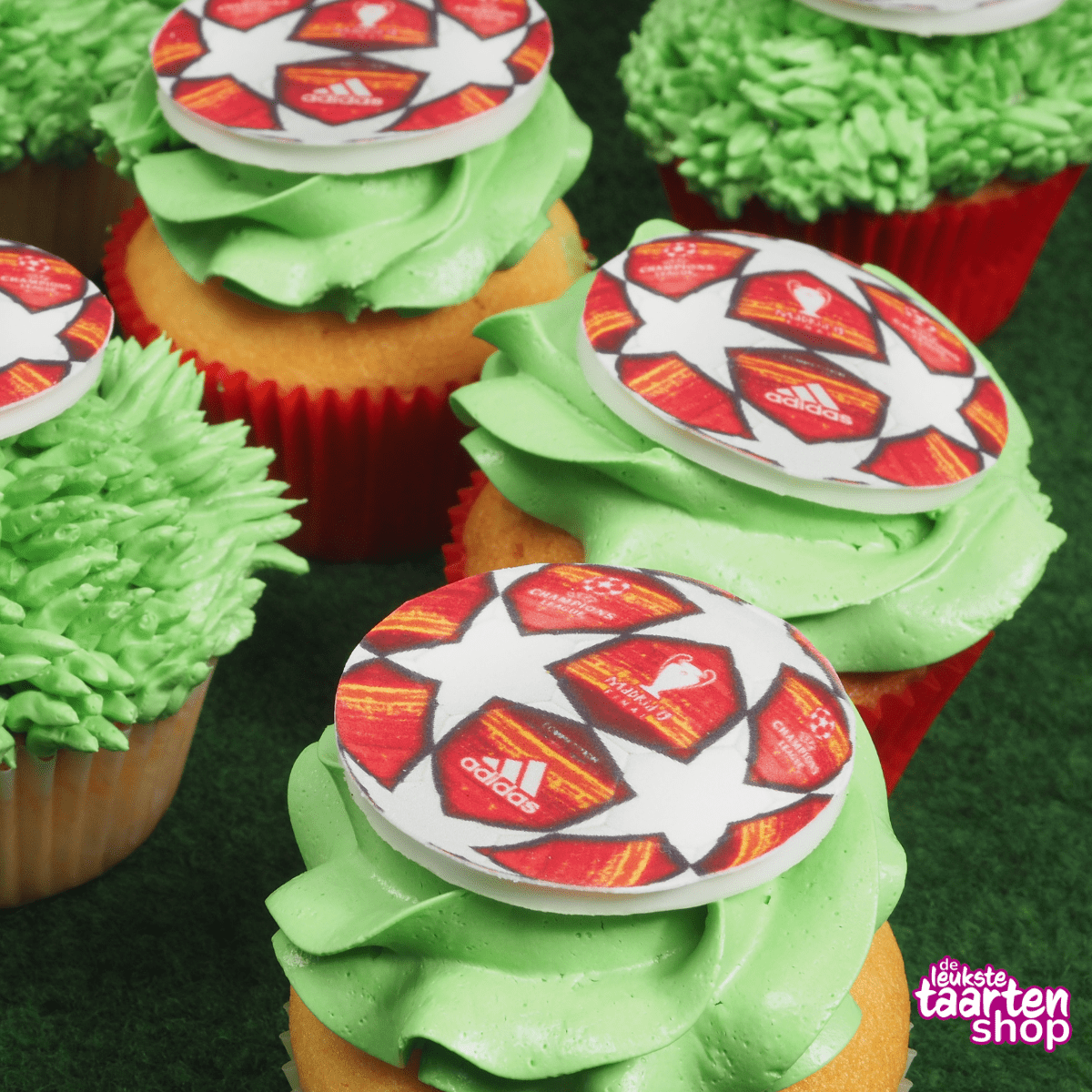 Champions League cupcakes