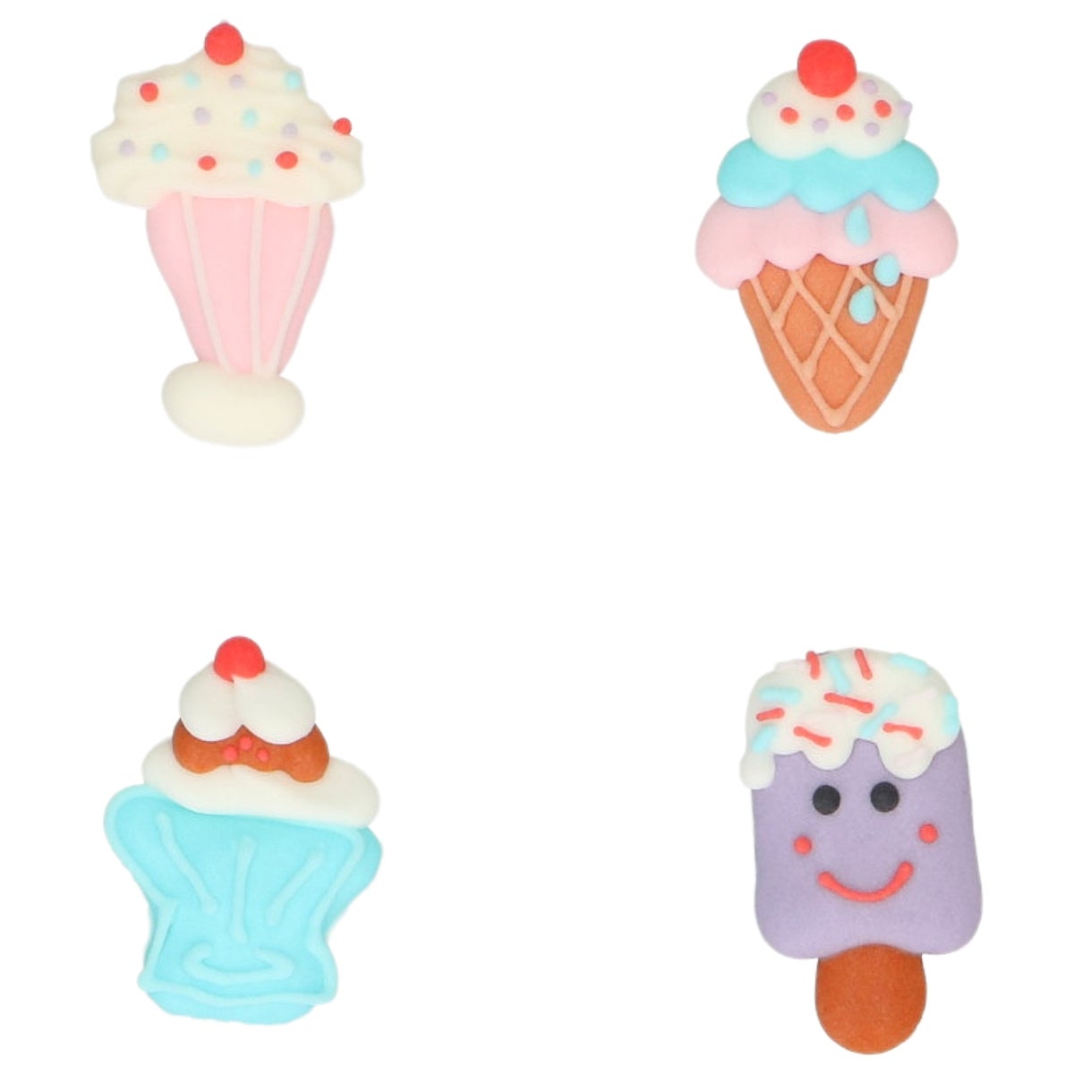 Wilton Décorations en Sucre Fête Glacée set/8