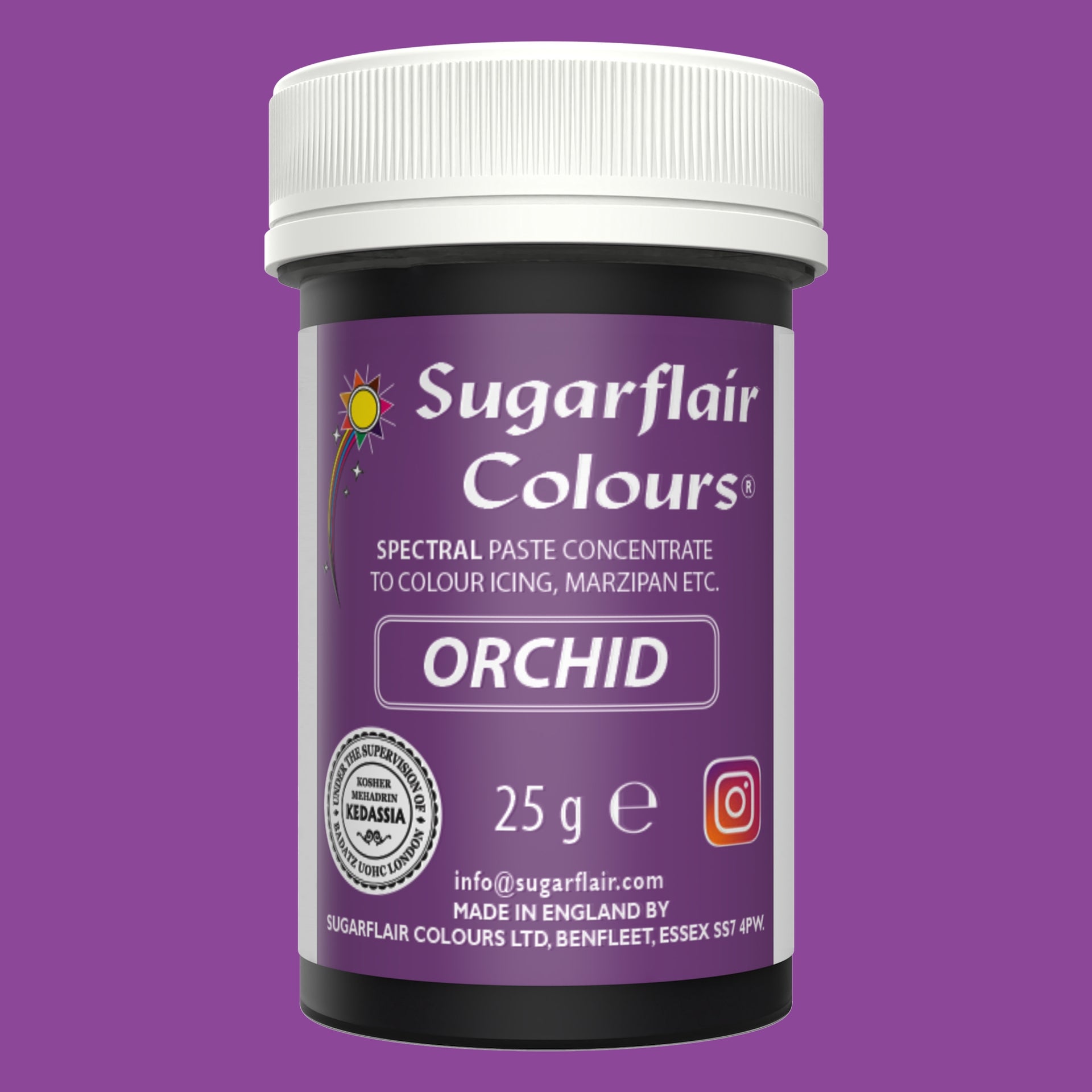 Sugarflair Paste Colour Orchid 25g