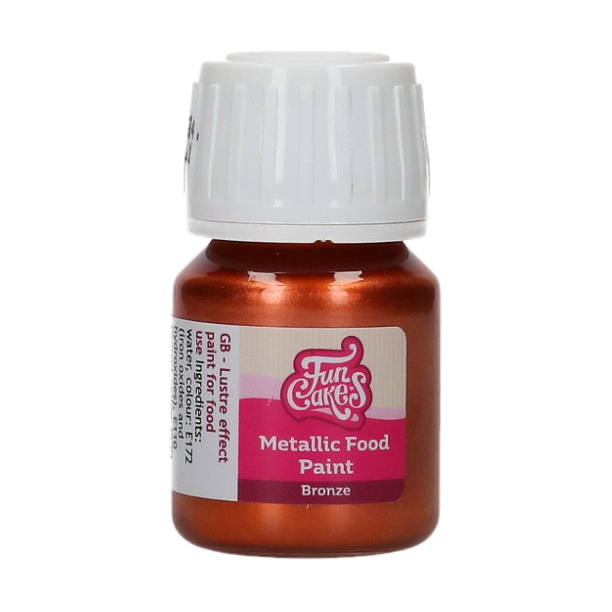 FunCakes Metallic Food Paint Bronze 30ml BBD Discount
