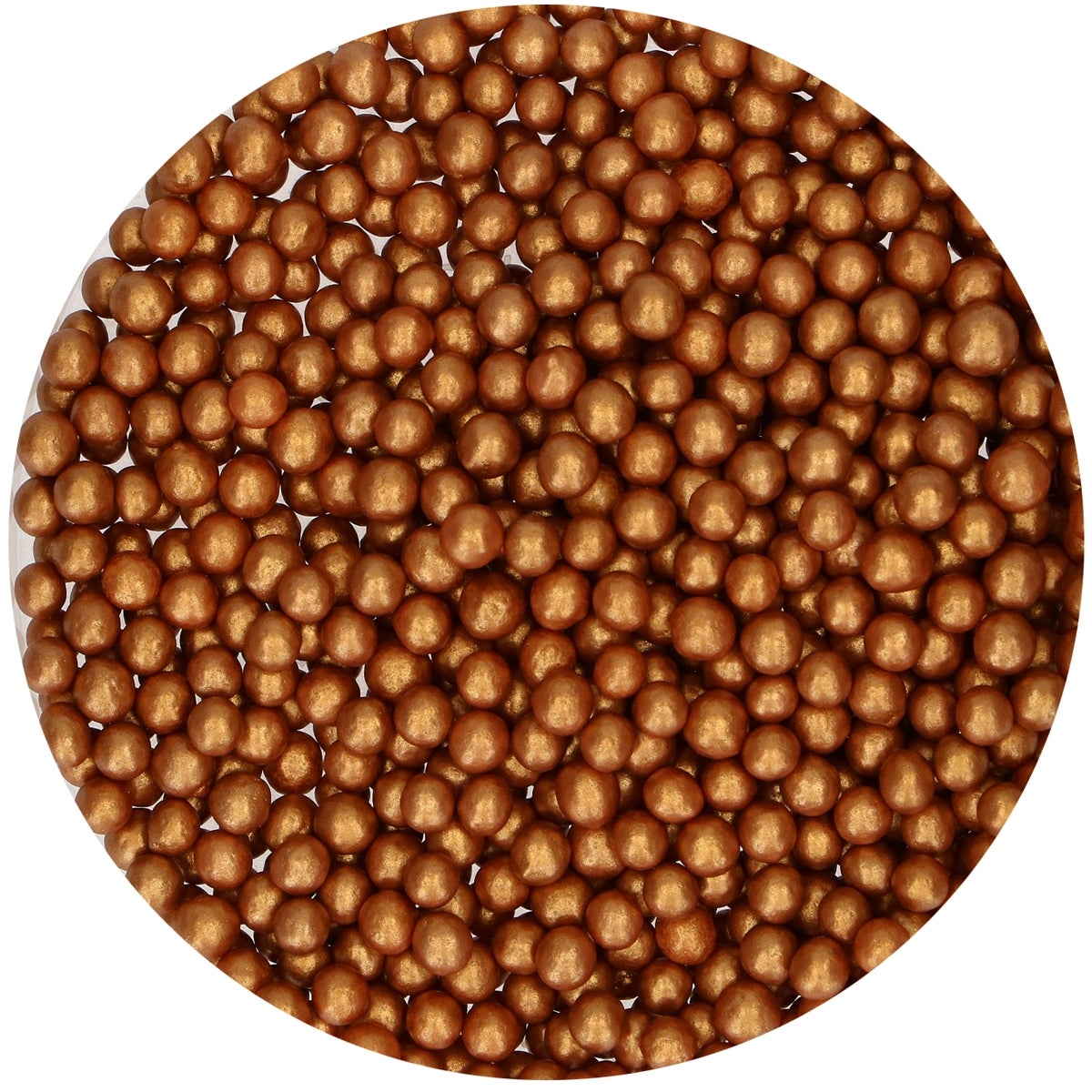 FunCakes Soft Pearls Moyennes Or Bronze 60g