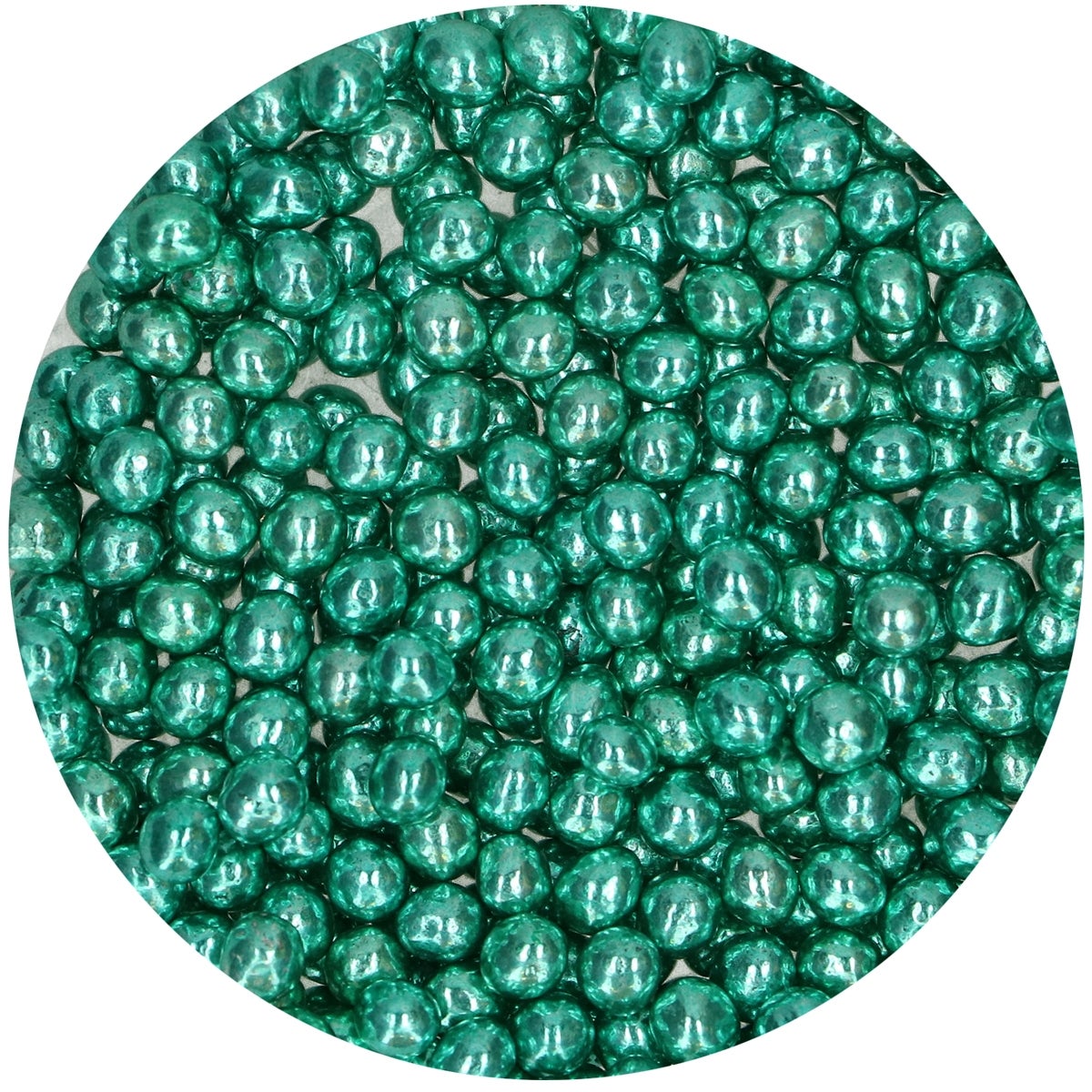 FunCakes Perles de Chocolat Croquant - Metallic Green 60g