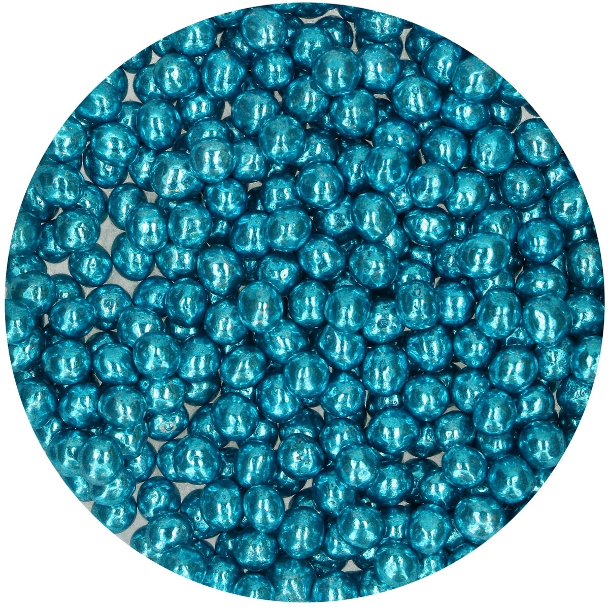 FunCakes Crispy Choco Pearls Métalliques Bleu 60g