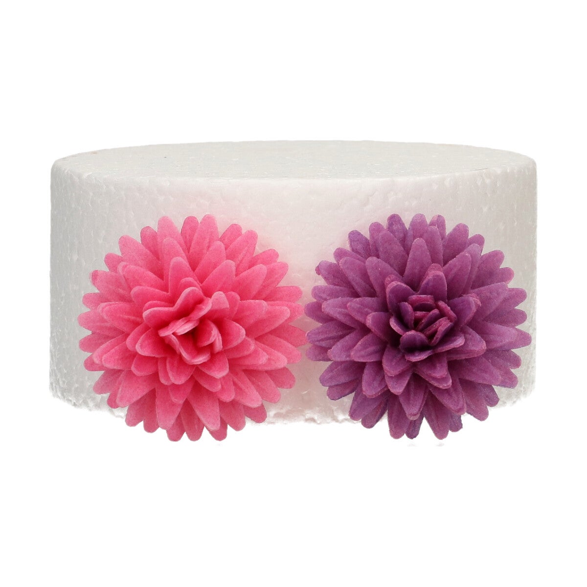 FunCakes Fleurs Comestibles en Azyme Deluxe Pompom/Marguerite Mix Medium pk/12