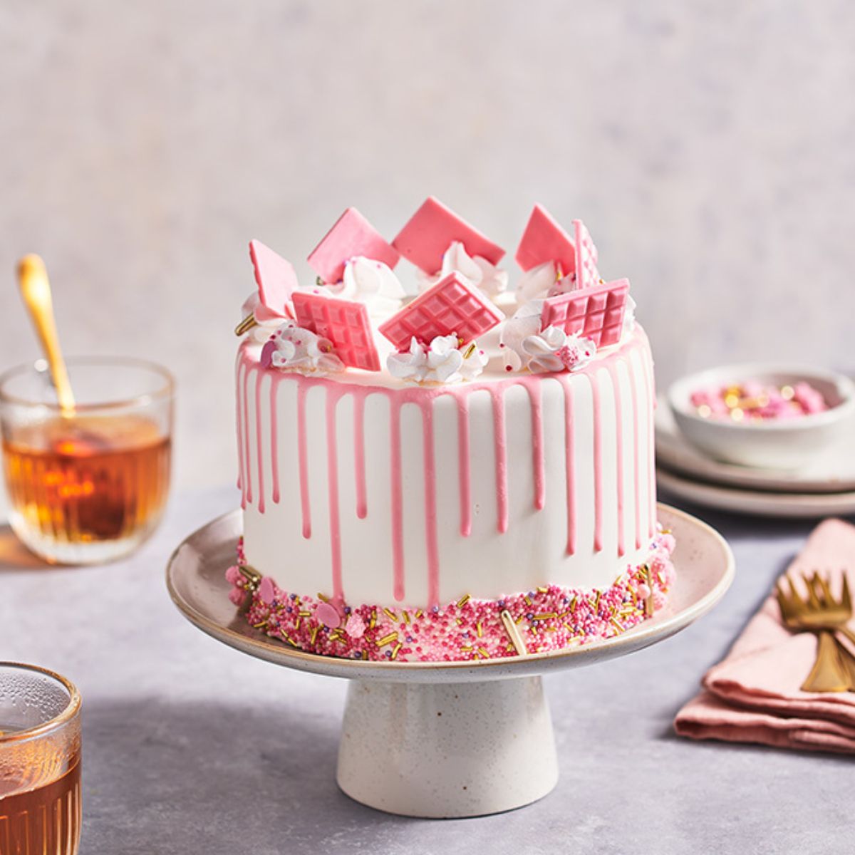 Glaçage à Gâteau FunCakes Rose Clair 180 g