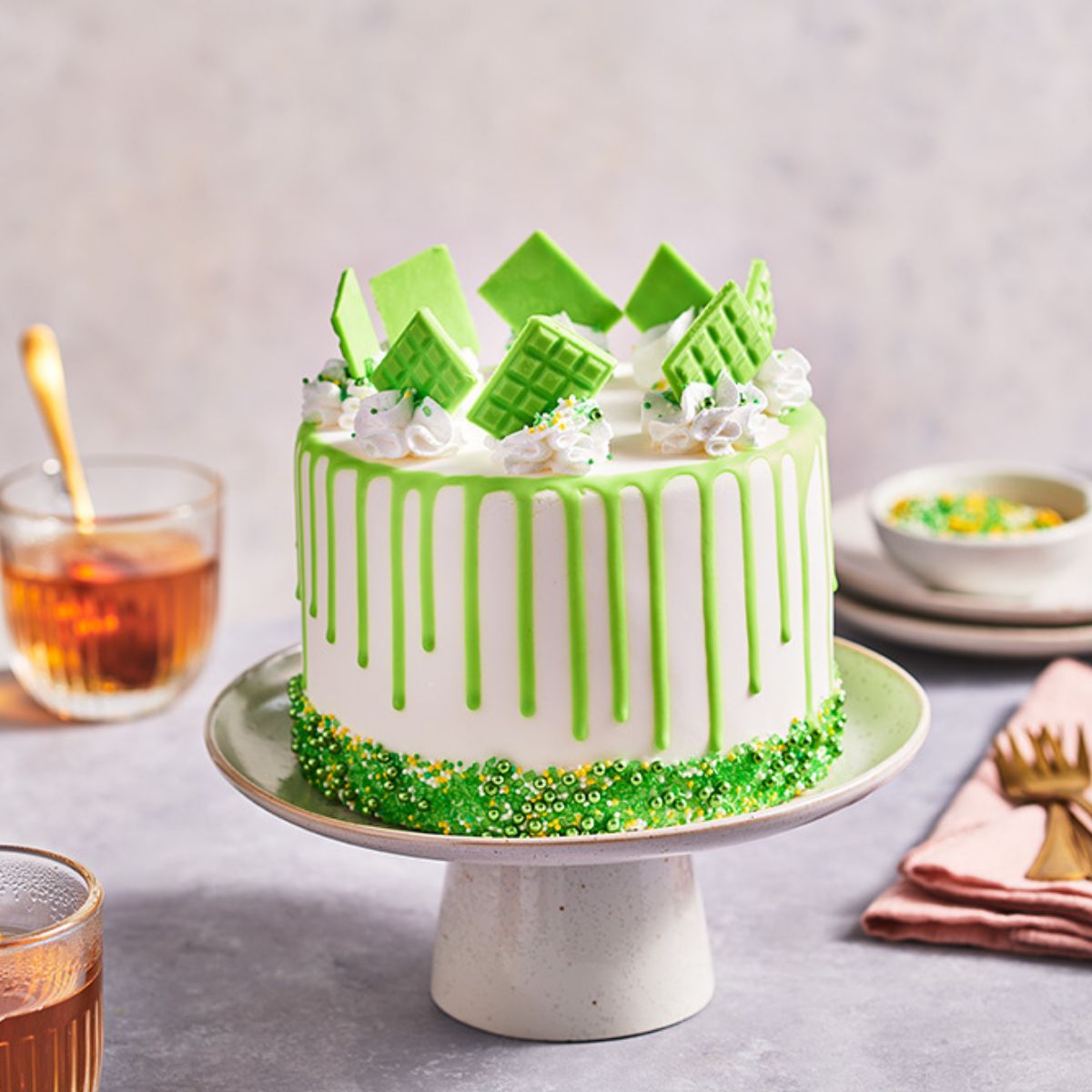 Glaçage à Gâteau FunCakes Vert Printemps 180 g