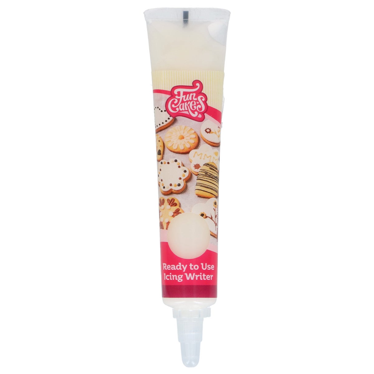 FunCakes Icing Writer Chocolat Blanc Prêt à l’Emploi 25g