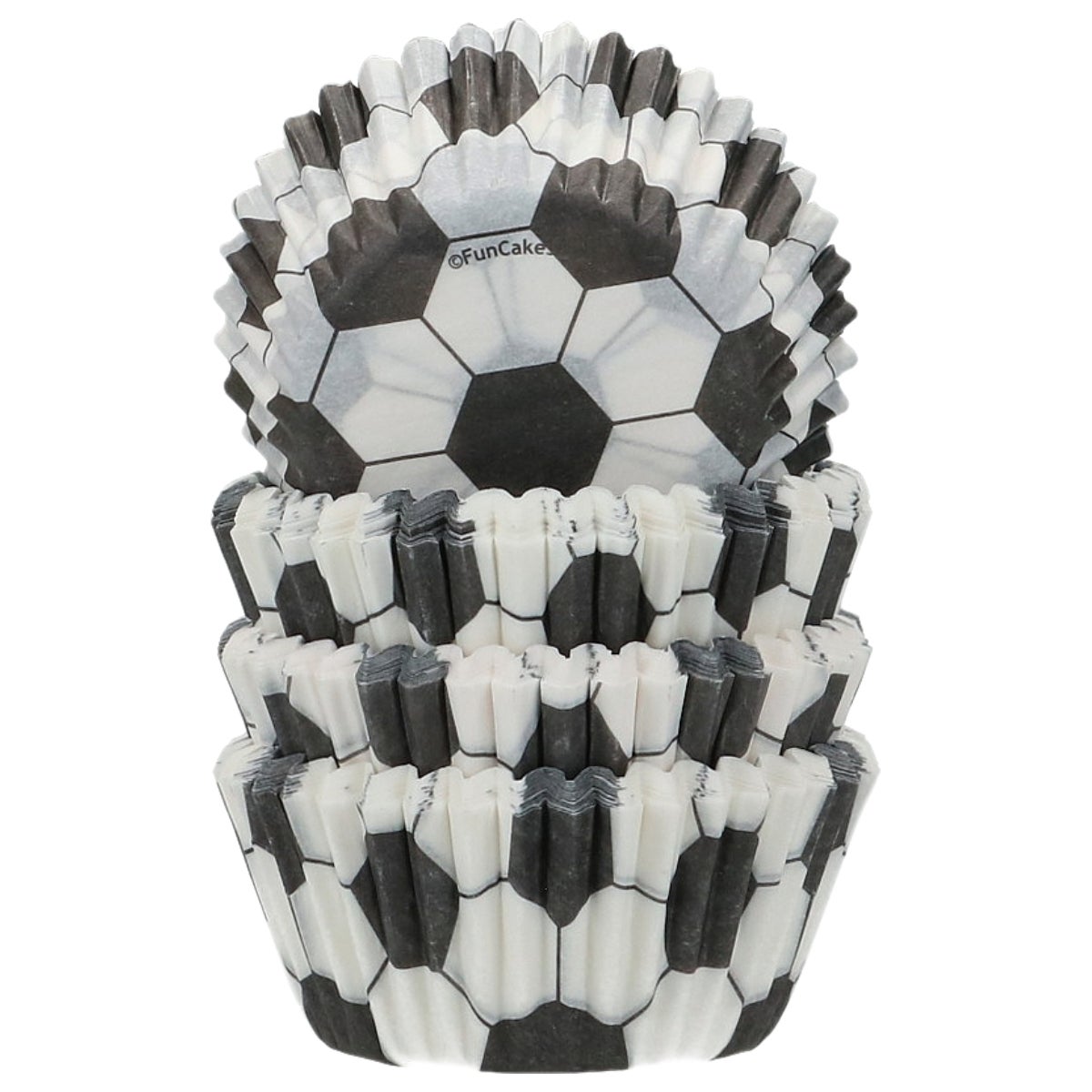 FunCakes Mini Baking Cups Football pk/100