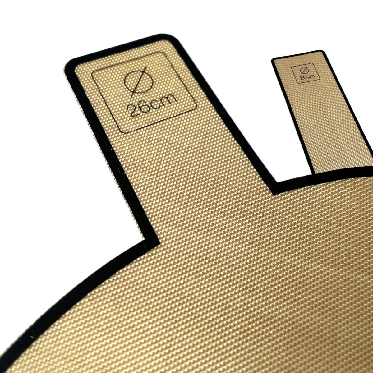 De KeukenBij Papier Cuisson Réutilisable en Silicone Rond Ø26cm