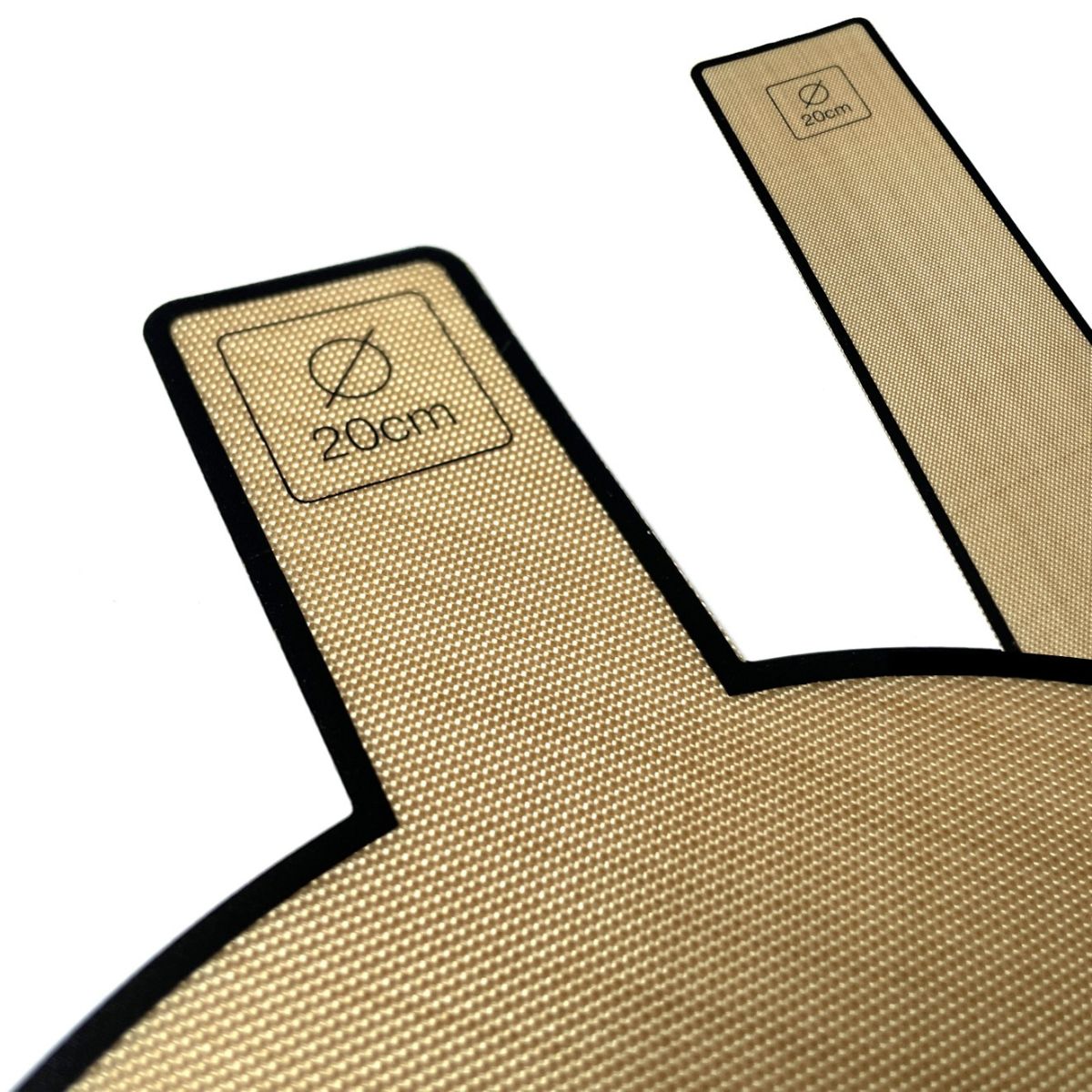 De KeukenBij Papier Cuisson Réutilisable en Silicone Rond Ø20cm
