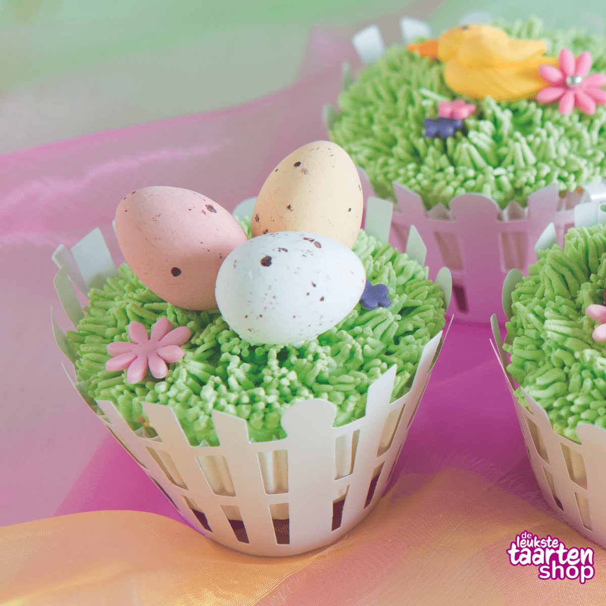 Lente Cupcakes Grasveldje