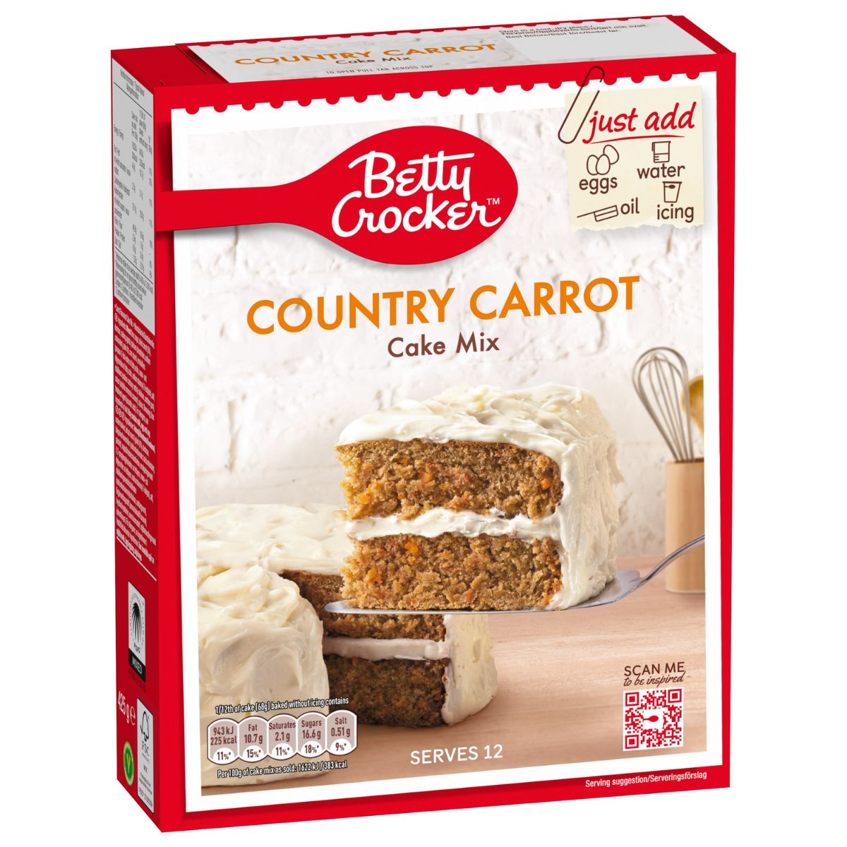 Betty Crocker Country Carrot Cake Mix 425g