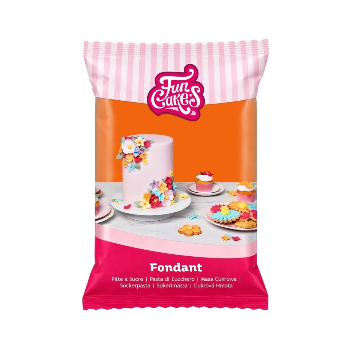 FunCakes Pâte à Sucre Tiger Orange 250g
