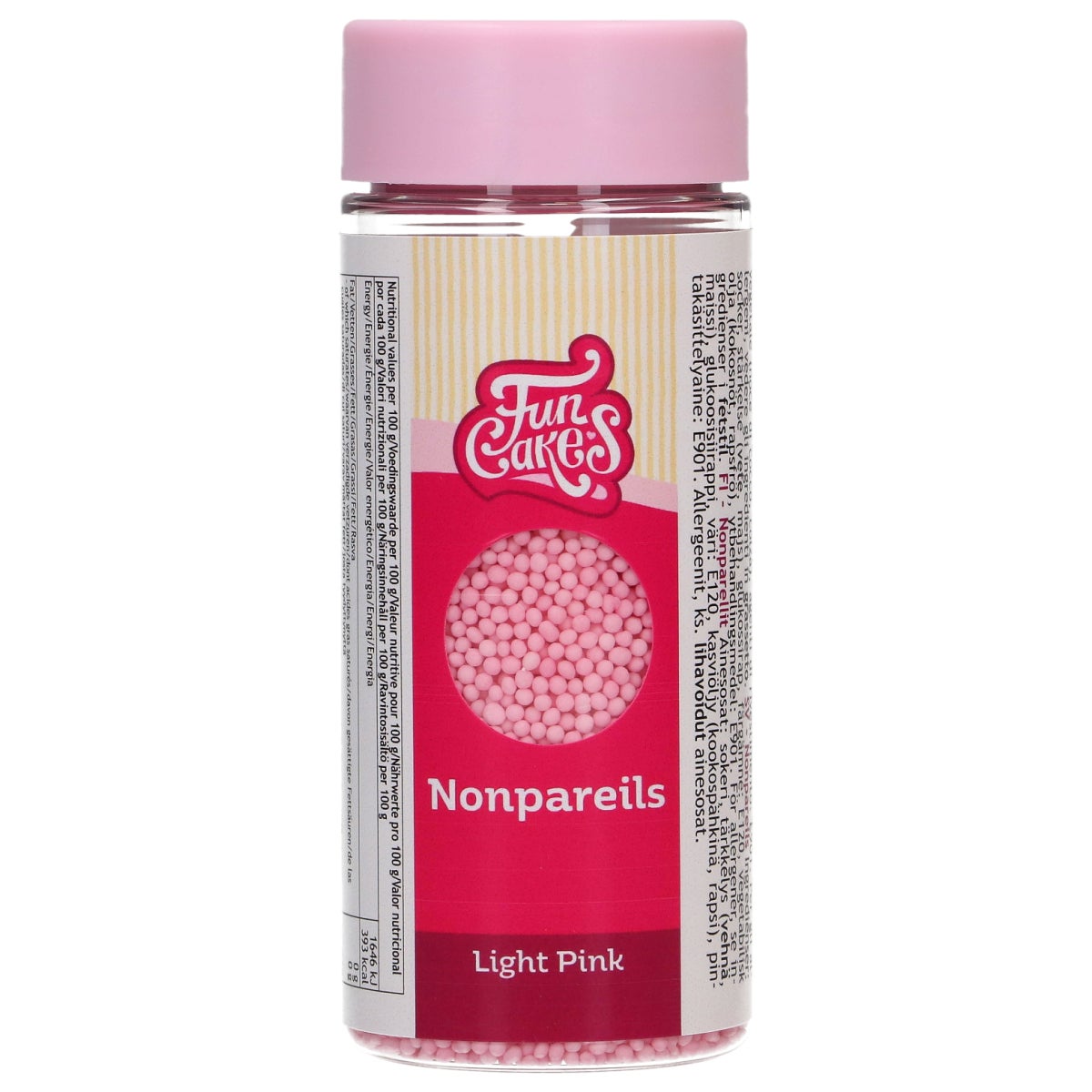 FunCakes Nonpareils Rose Clair 80g