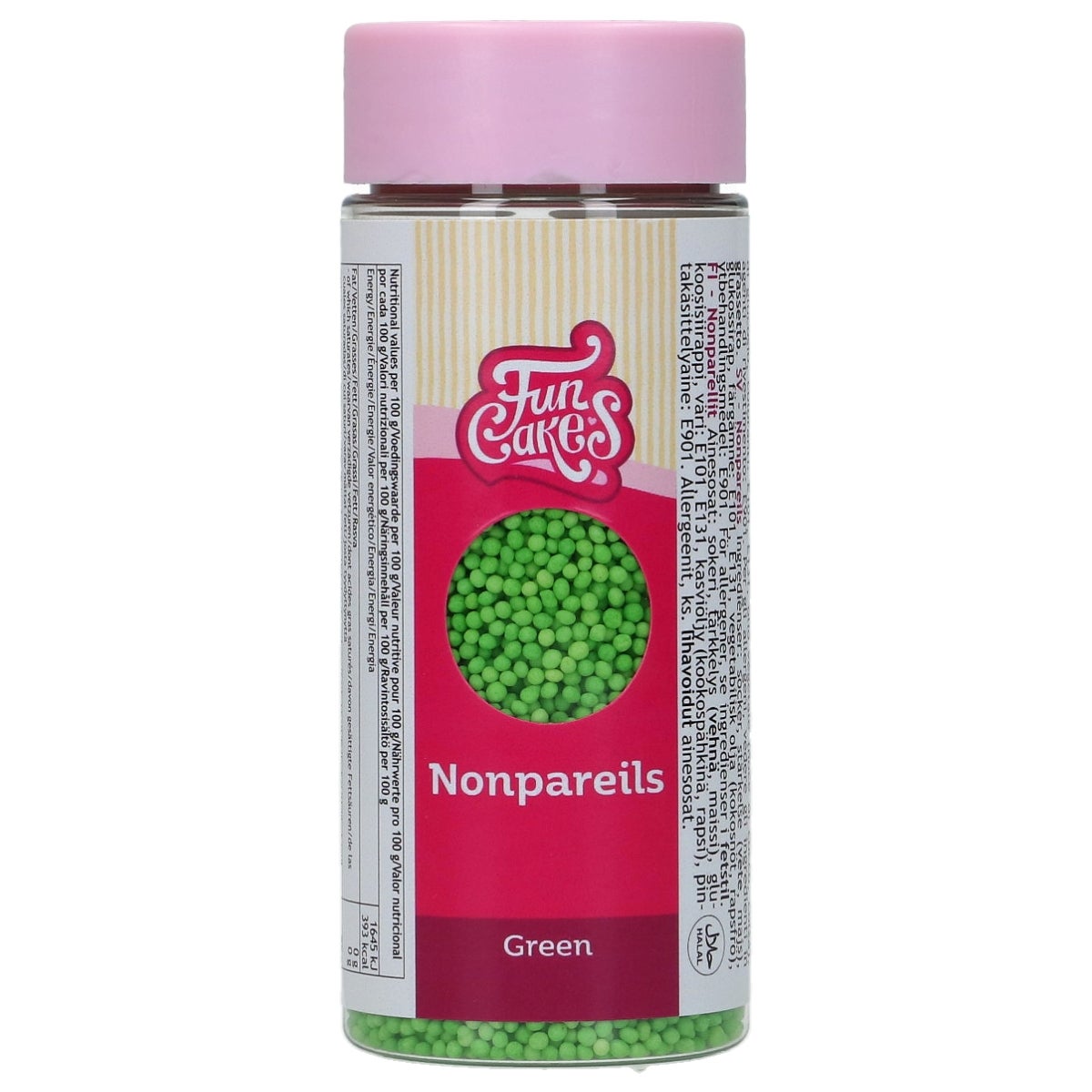 FunCakes Nonpareils Green - Vert 80g