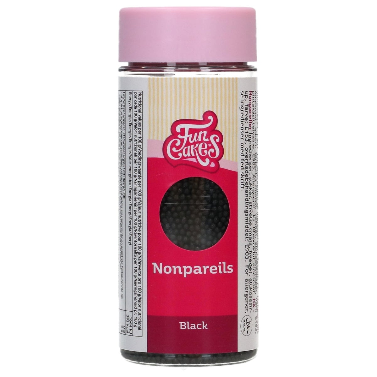 FunCakes Nonpareils Noir 80 g